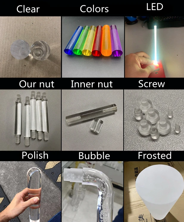 Acrylic rod processing Acrylic rod processing